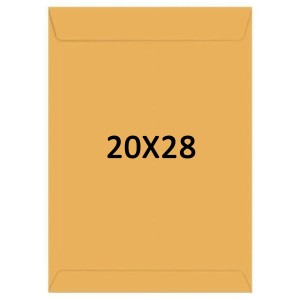 Envelope 20cm x 28cm - Kraft Ouro c/250 Scrity