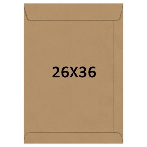 Envelope 26cm x 36cm - Kraft Natural c/250 Scrity