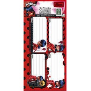 Etiqueta Adesiva Escolar - Miraculous c/8 Tilibra