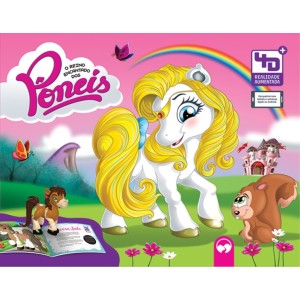 Livro O Reino Encantado dos Pôneis - Realidade Aumentada 4D Ciranda Cultural