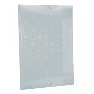 Pasta com Elástico Decorada Transparente 301TR DAC