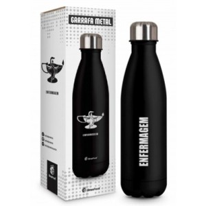 Garrafa Térmica Metal 500ml - Enfermagem Brasfoot